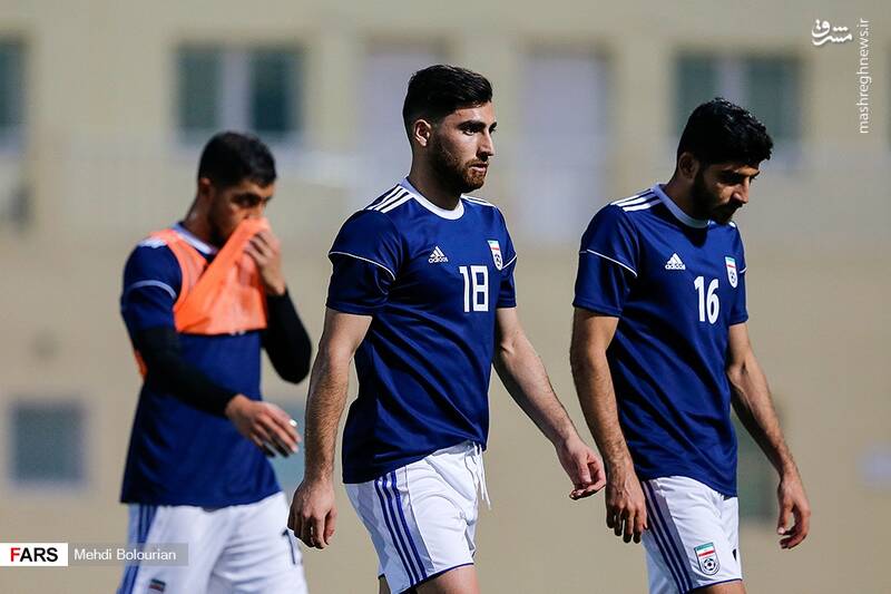 عکس/ آخرین تمرین تیم ملی فوتبال قبل از بازی با عراق
