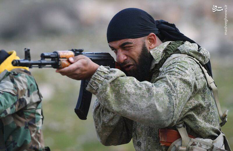 آموزش نظامی روس‌ها به یک گروه فلسطینی