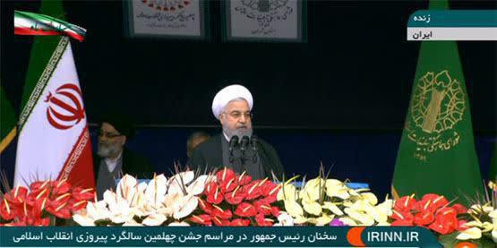 فیلم/ پیام موشکی روحانی برای دنیا