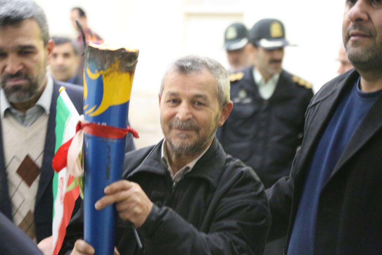 حمل مشعل ۴۰سالگی انقلاب در بابل