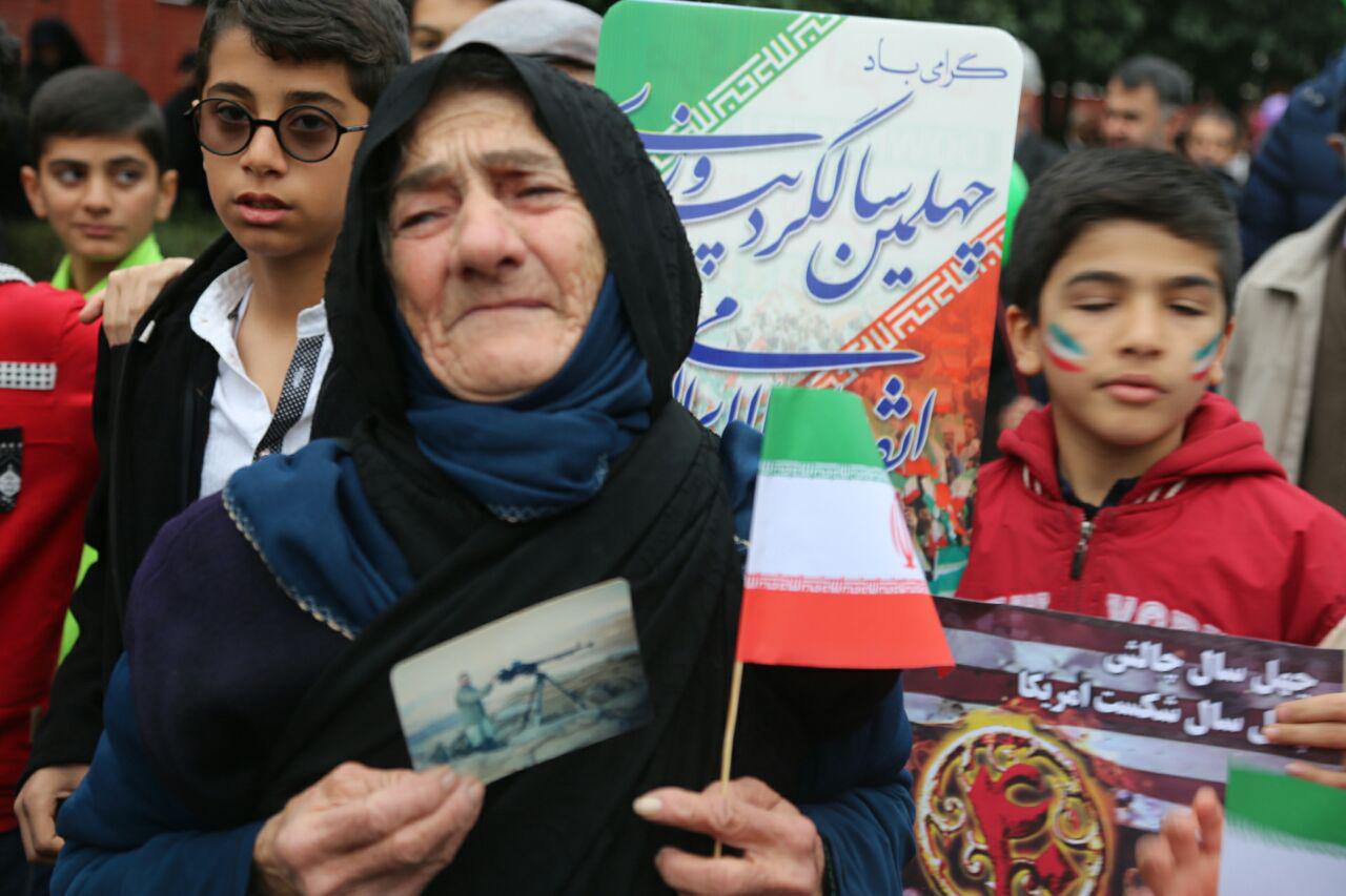 راهپیمایی عظیم ۲۲ بهمن در بابل