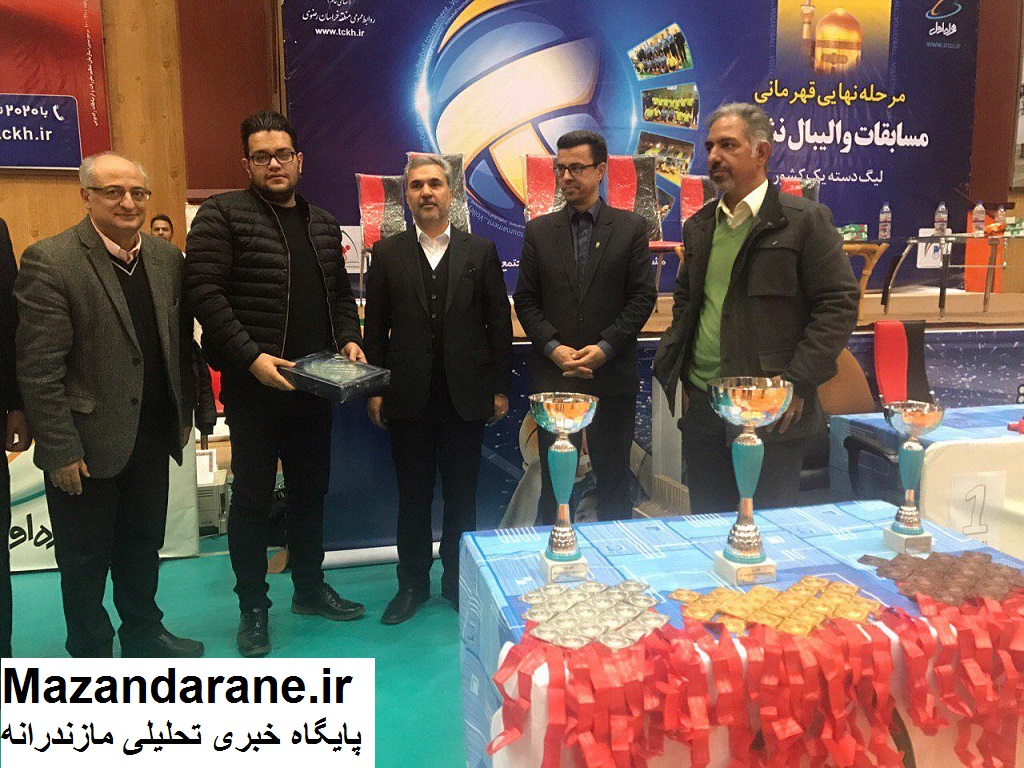 صعود تیم والیبال نشسته کافه رستوران کاوه آمل به لیگ برتر+ عکس