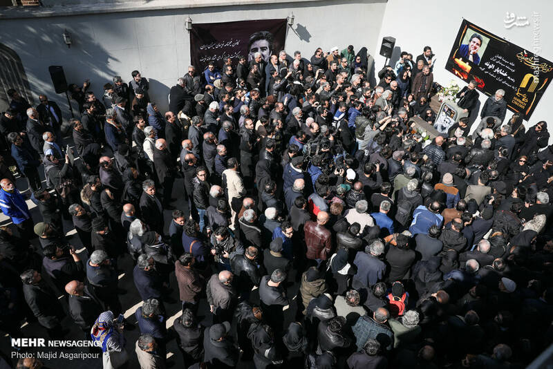عکس/ مراسم تشییع پیکر خشایار الوند
