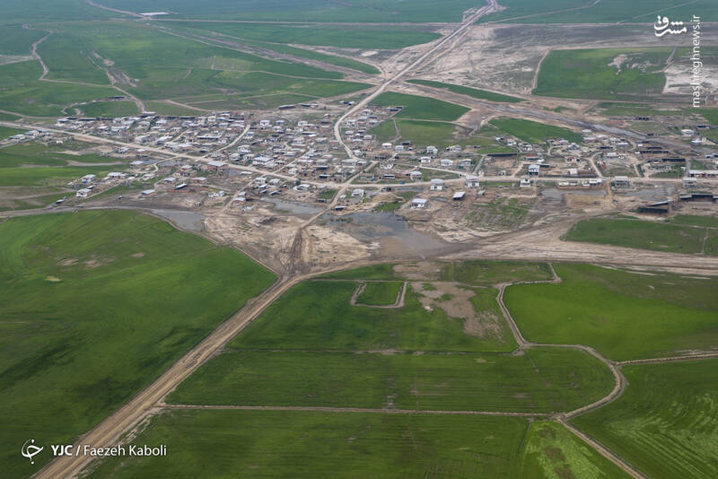 تصاویر هوایی جدید از مناطق سیل‎زده گلستان