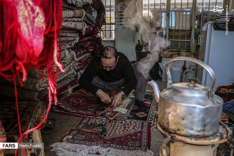 عکس/ هنر “رفوگری”