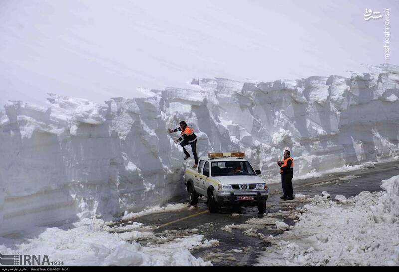 بارش برف ۱۰متری در خلخال
