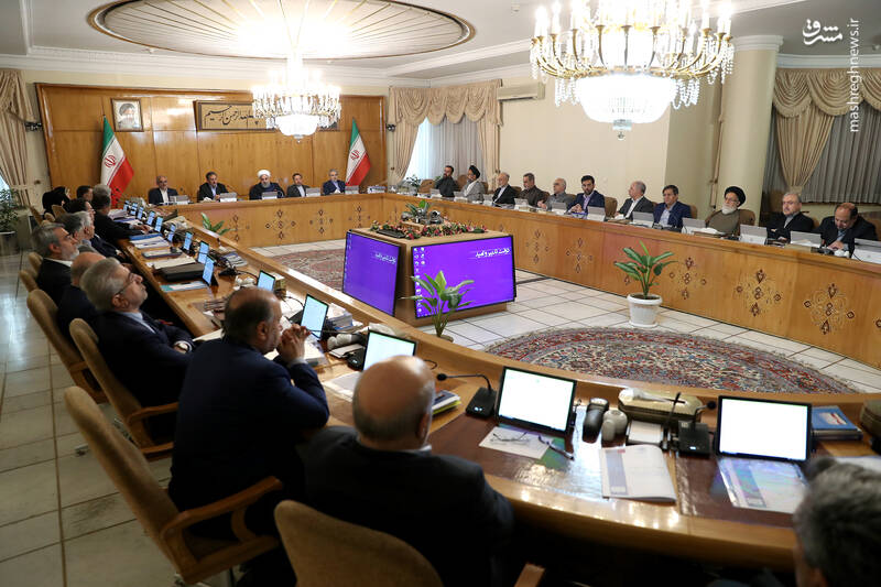 جلسه امروز هیات دولت
