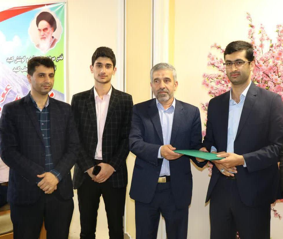 احمد سفری قائم مقام خانه جوانان شهرستان آمل شد+ عکس