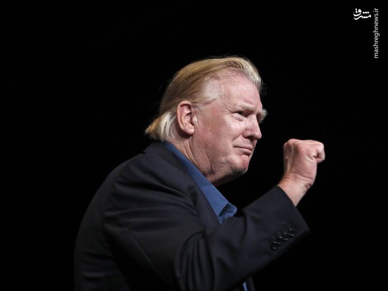 عکس/ تیپ جدید ترامپ