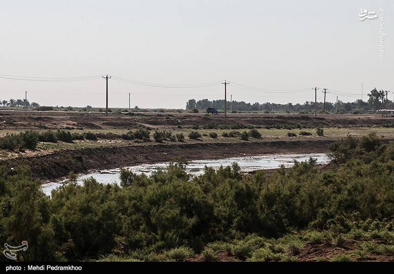 عکس/ کاهش شدید آب رودخانه کرخه نور