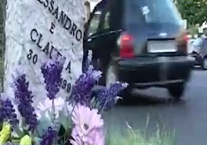 سنت ایتالیایی‌ها برای زنده نگه داشتن یاد قربانیان حوادث رانندگی + فیلم