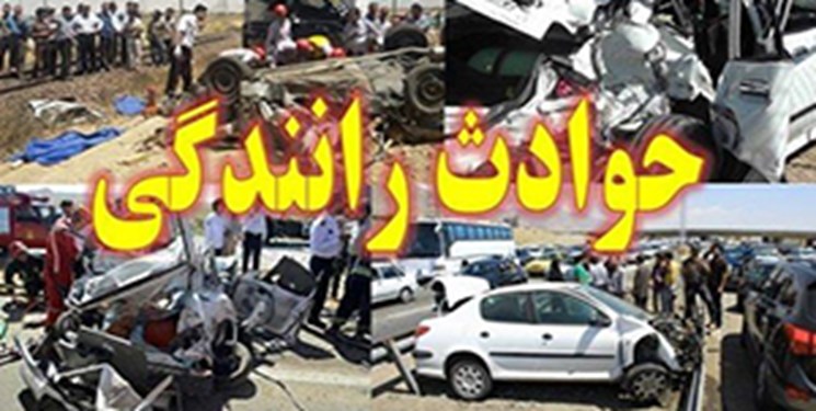 تصادف اتوبوس با تریلى ٣٠ مصدوم بر جا گذاشت