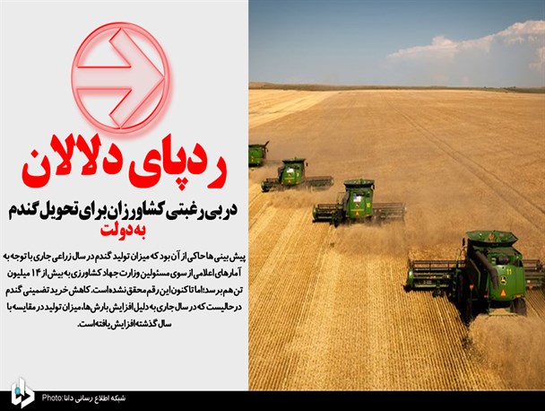 رد پای دلالان در بی‌رغبتی کشاورزان برای تحویل گندم به دولت/ چرا با وجود افزایش سطح زیر کشت، خرید تضمینی گندم کاهش یافت؟