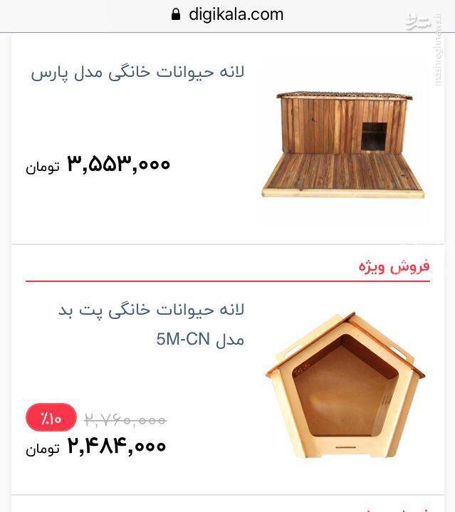 عکس/ فروش سگدونی لاکچری در ایران!