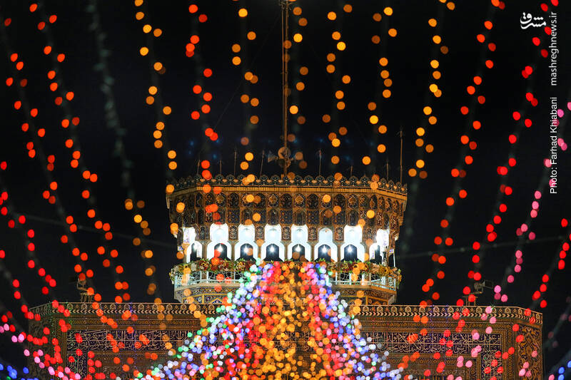 چراغانی حرم مطهر رضوی