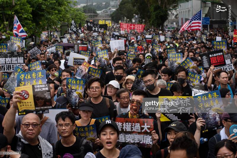 عکس/ تظاهرات خونین در هنگ کنگ