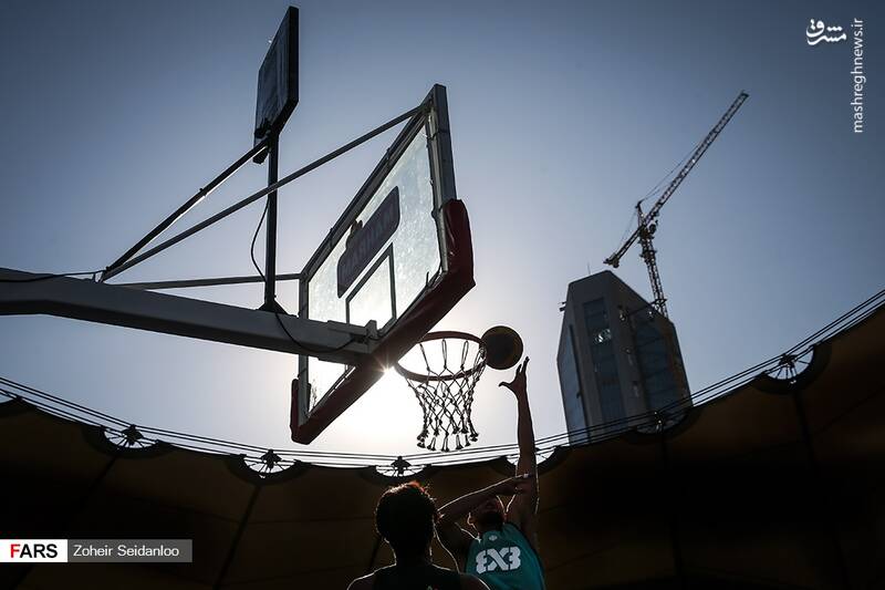 مسابقات بسکتبال خیابانی در تهران