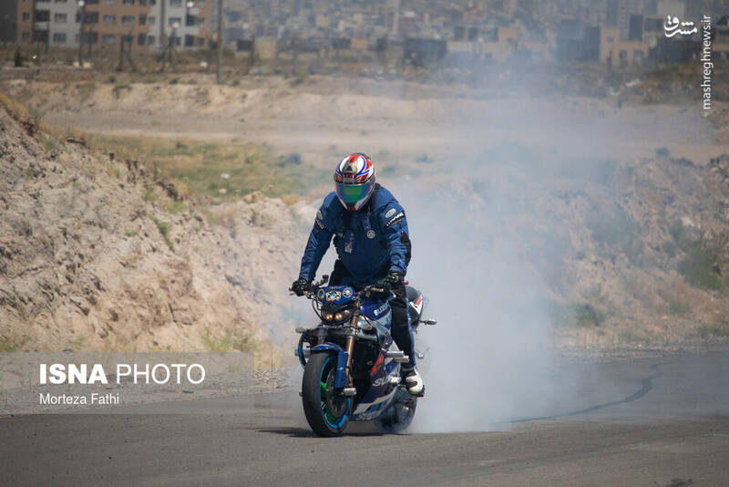 تفریح خطرناک موتورسواران تبریزی!