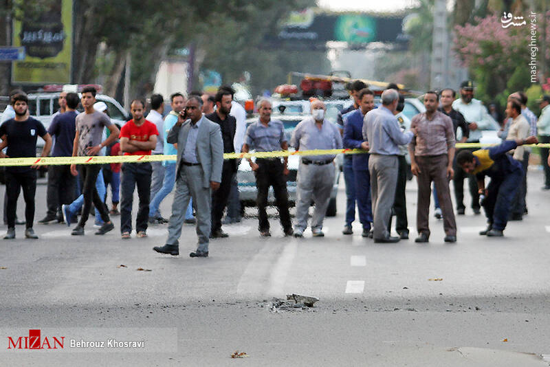 انفجار لوله گاز شهری در آمل