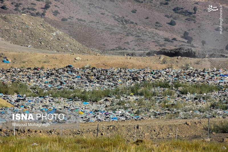 دپوی زباله‌های مازندران در سمنان