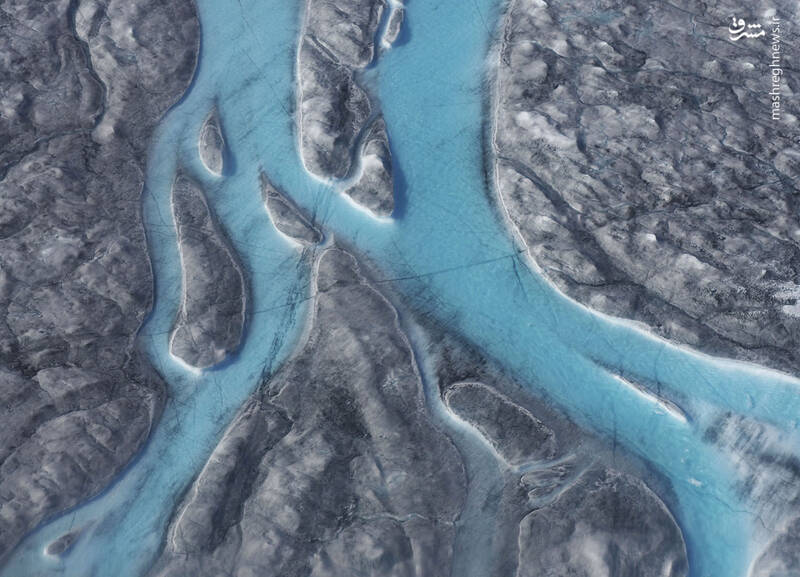 ذوب شدید یخ‌های گرینلند در قطب شمال