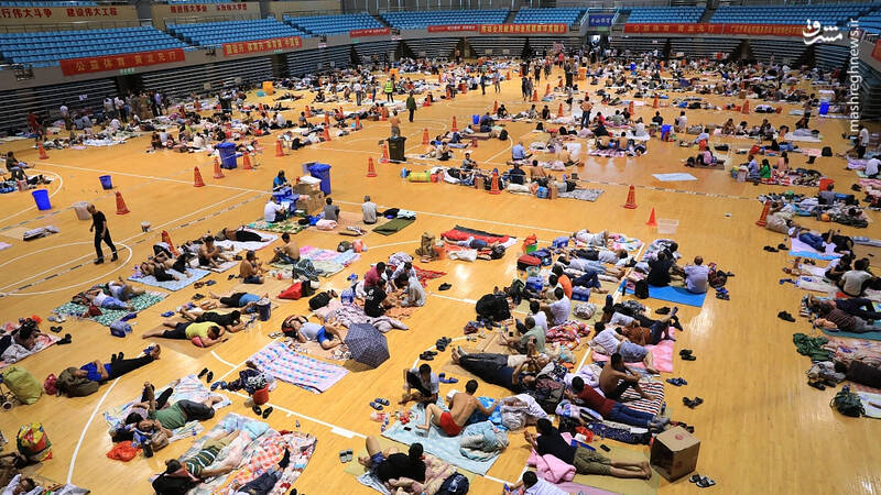 محل اسکان سیل زدگان چینی