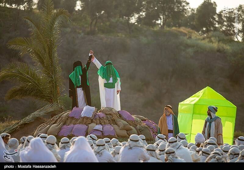 بازسازی واقعه غدیر در گرگان