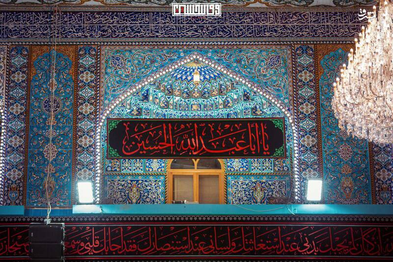 حرم امام حسین(ع) سیاه پوش شد