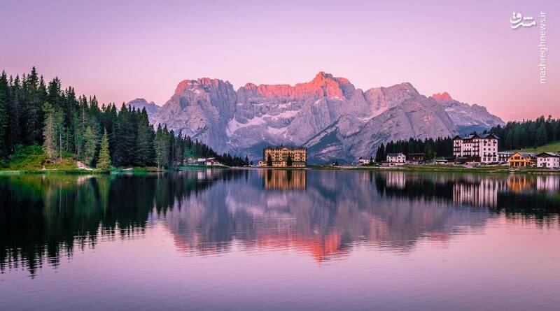 تصویری زیبا از طلوع آفتاب