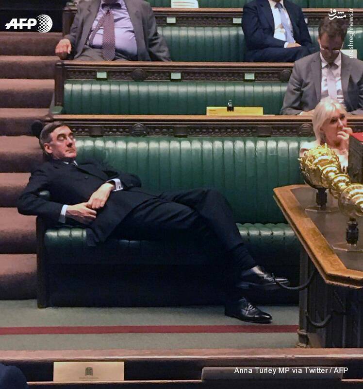 تصویر جنجالی از پارلمان انگلیس