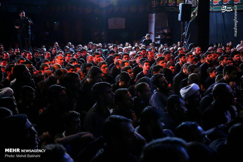 عزاداری دهه اول محرم در هیئت فاطمیون قم