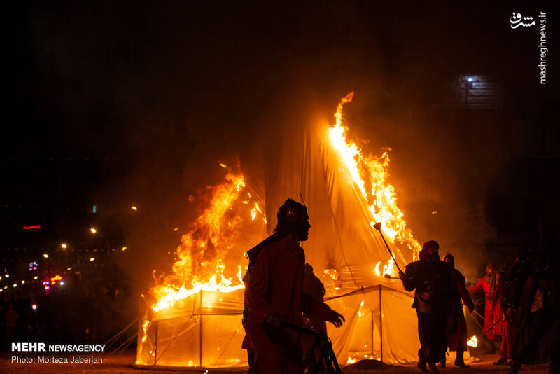 مراسم خیمه سوزان در اهواز