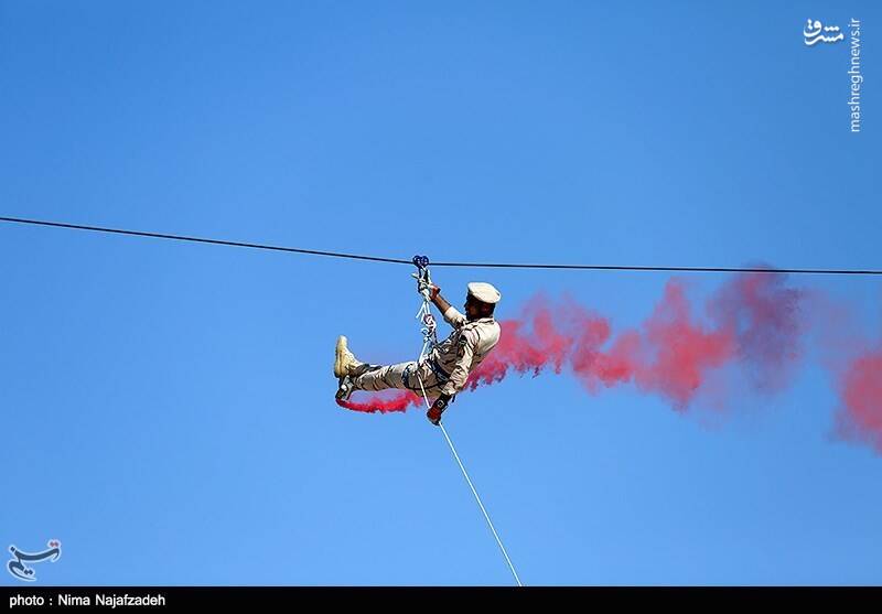 مراسم دانش‌آموختگی درجه‌داران مرزبانی