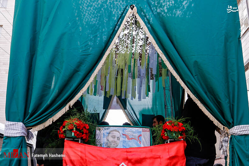 تشییع پیکر شهید مدافع حرم حامد سلطانی