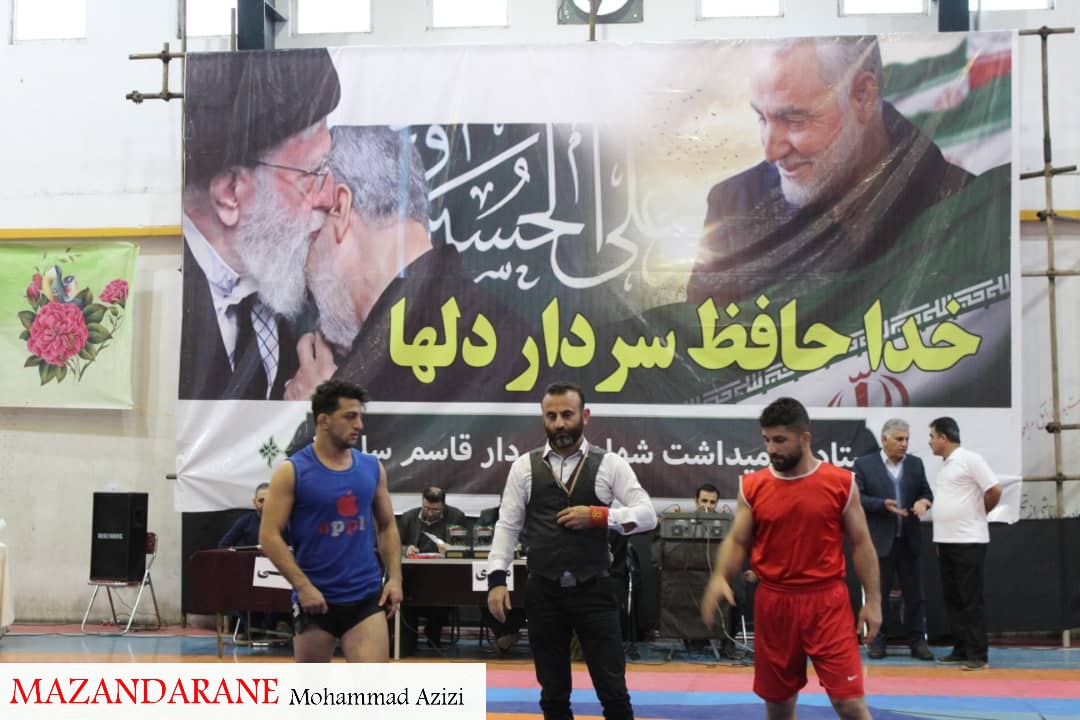 دومین روز برگزاری نخستین و بزرگترین مسابقات کشتی سنتی لوچو در آمل