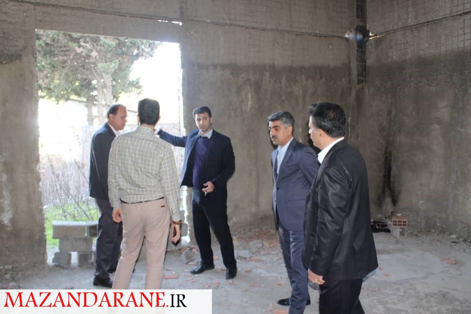 بازدید از سالن در حال ساخت صخره نوردی شهرستان آمل