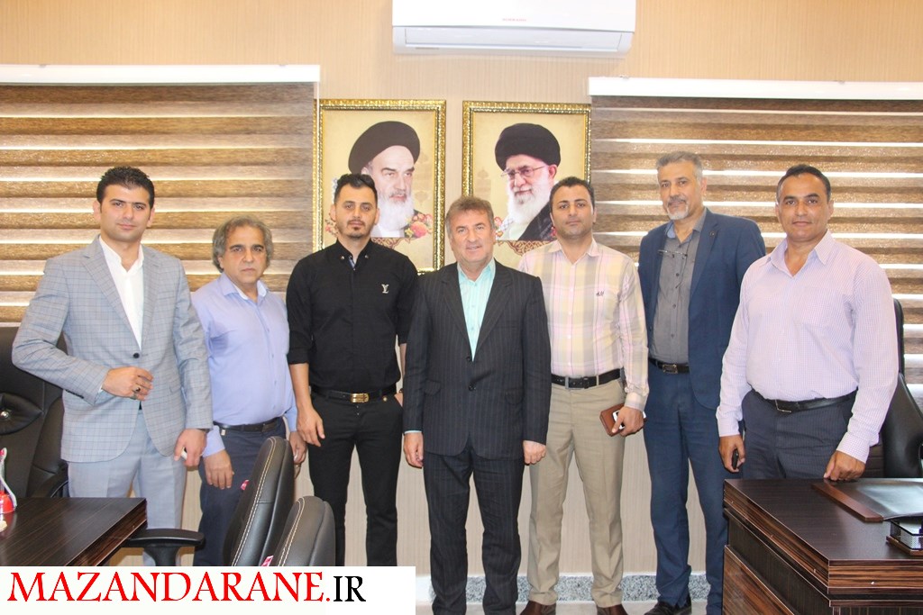 دیدار عوامل تیم فوتبال دماوند آمل با نماینده مردم آمل و لاریجان در مجلس