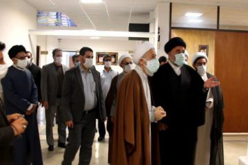 بازدید آیت الله محمدی لائینی از حوزه های علمیه شهرستان آمل