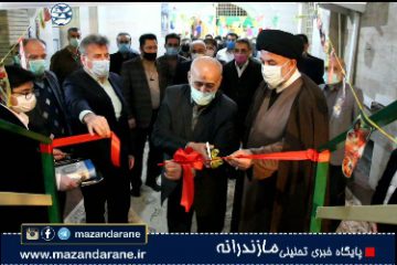 مراسم افتتاحیه شبستان و حسینیه شهدای سجادیه آمل برگزار شد