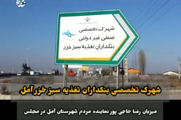 شهرک تخصصی بنکداران تغذیه سبز خزر آمل میزبان نماینده مردم این شهرستان در مجلس بود