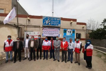 افتتاح خانه هلال و مدیریت بحران روستایی منطقه چنگاز از بخش مرکزی آمل