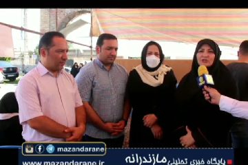 اعزام کاروان سلامت خیریه مهرورزان طلوع زندگی به روستای تازه آباد لیتکوه آمل در عید غدیر