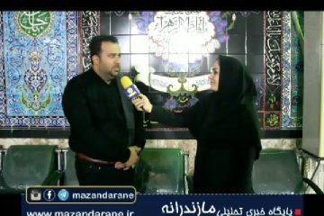 عزاداری طایفه سادات نیاکی شهرستان آمل در شب ششم ماه محرم الحرام