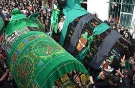 آیین ٣٠٠ ساله نخل گردانی در اورطشت باشکوه برگزار شد/ چه زمانی نخل نوا و اورطشت به هم می رسند؟