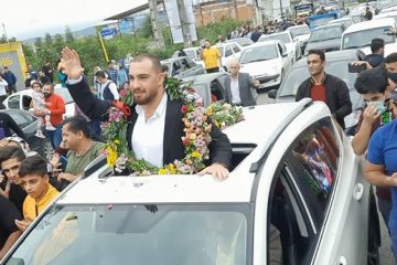 صحبت های پادشاه سنگین وزن کشتی جهان در آمل