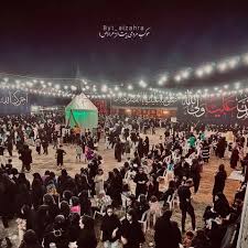 حال و هوای کربلا در موکب مردمی بیت الزهرا (س)