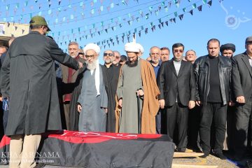تشییع پیکر مرحوم “سقا حمزه” شاعر و مداح آیینی مازندران در ساری