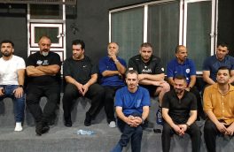 آخرین تمرین تیم ناوان هیات کشتی آمل برای یورش به جام قهرمانی