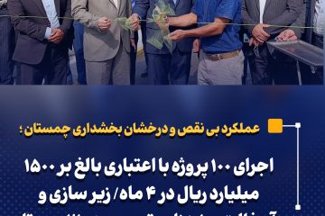 اجرای ۱۰۰ پروژه با اعتباری بالغ بر ۱۵۰۰ میلیارد ریال در ۴ ماه/ زیر سازی و آسفالت ۱۰۰ هزار متر مربع در ۲۱ روستا