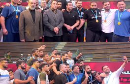 ناوان هیات کشتی آمل قهرمان لیگ دسته یک کشتی فرنگی کشور شد